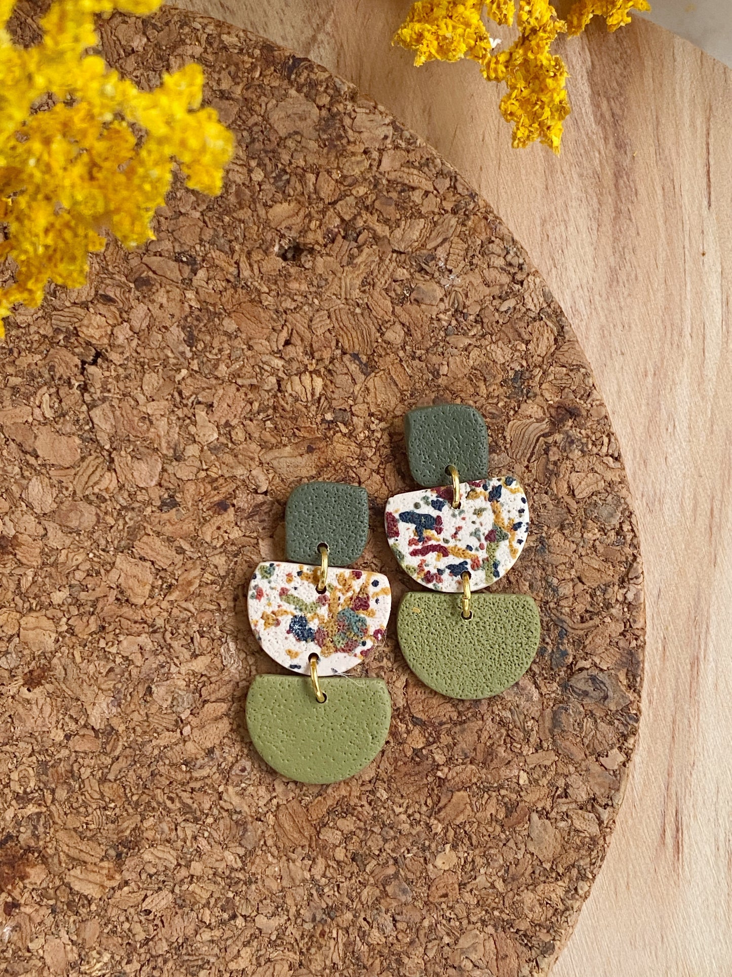 Pendientes Confetti Otoño - Cúpulas